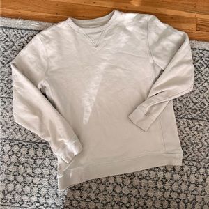 Natural white/cream Crewneck Taylor Stitch, Size Small, Great Condition